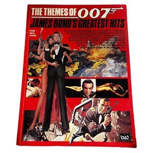 James Bond's Greatest Hits The Themes of 007 Sheet Music Book Piano Vocal Chords